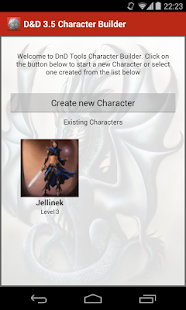 D D 3.5 Character Builder