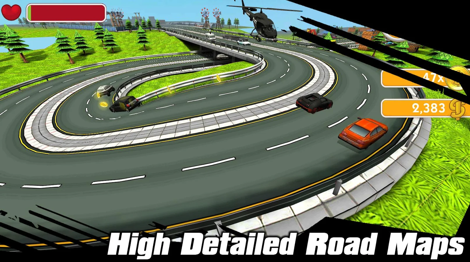 Traffic Crash - Highway Racer - screenshot