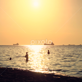 Defore Sunset by Bhie Mha - Landscapes Sunsets & Sunrises