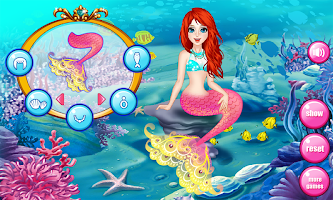 Mermaid spa jeux de filles APK capture d'écran Thumbnail #13