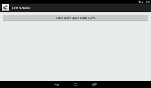 Finnish-Hungarian Dictionary Screenshots 15