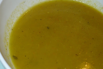 Roasted Carrots and Green Pepper soup