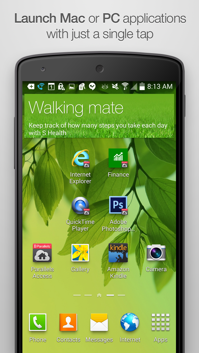 Parallels Access Screen 1