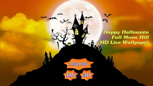 【免費個人化App】Happy Halloween Full Moon Hill-APP點子