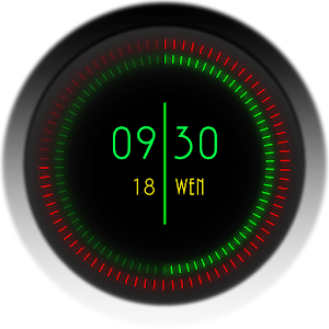 Neon Clock Widgets for Zooper