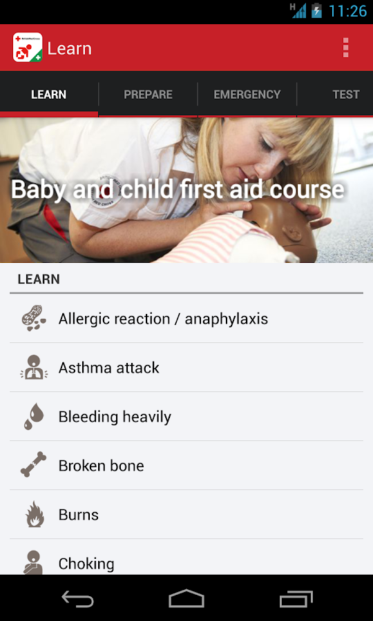 Baby and Child First Aid Android Apps on Google Play
