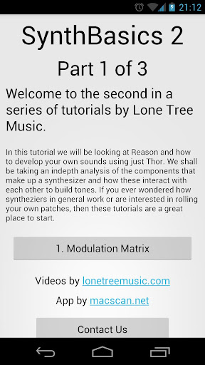 SynthBasics 2 - Part 1 of 3