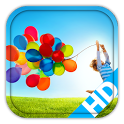 Galaxy Balloon HD Wallpaper icon