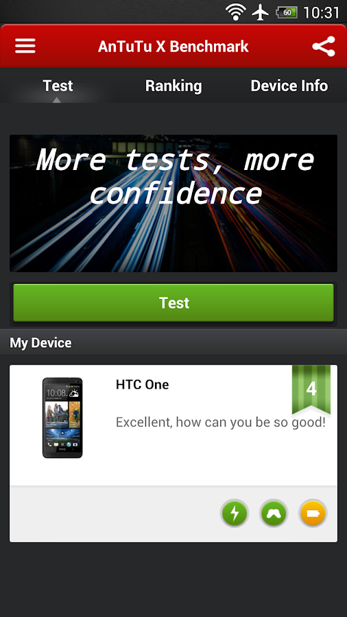 AnTuTu Benchmark X Mar,2014 - screenshot