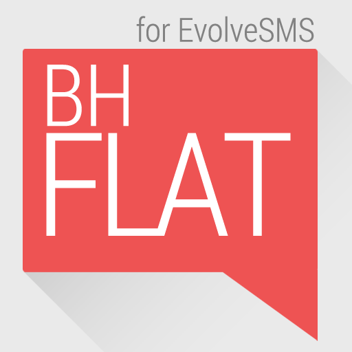 EvolveSMS Theme - BH Flat Red LOGO-APP點子