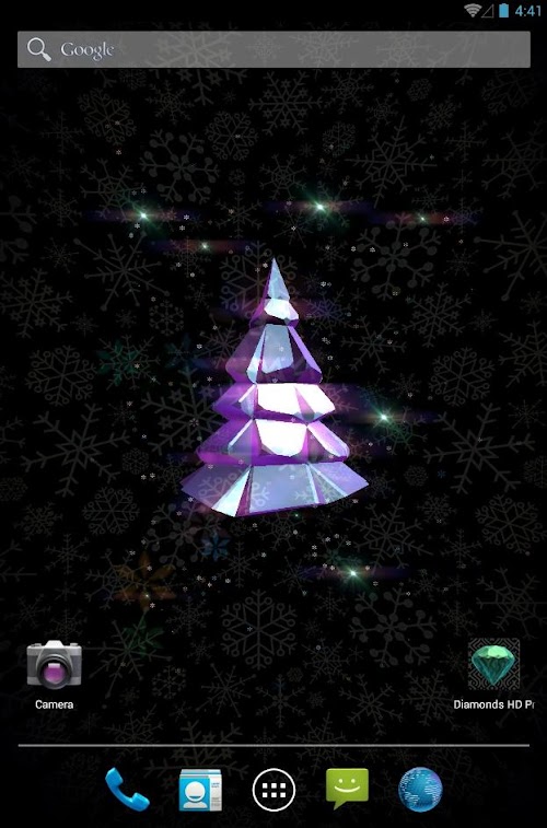 Android application Diamonds HD LiveWallpaper Pro screenshort