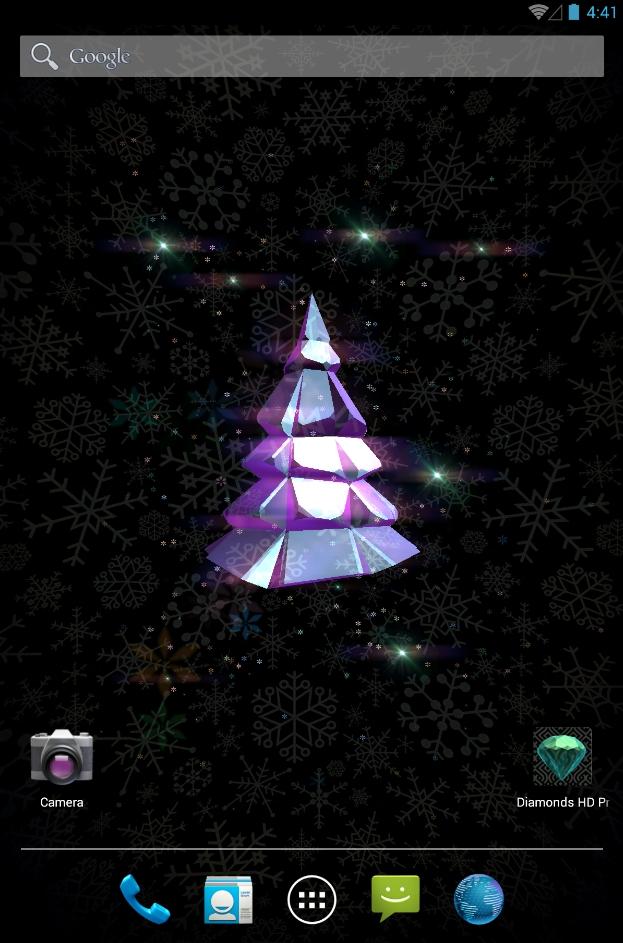 Diamonds HD LiveWallpaper Pro Screen 1