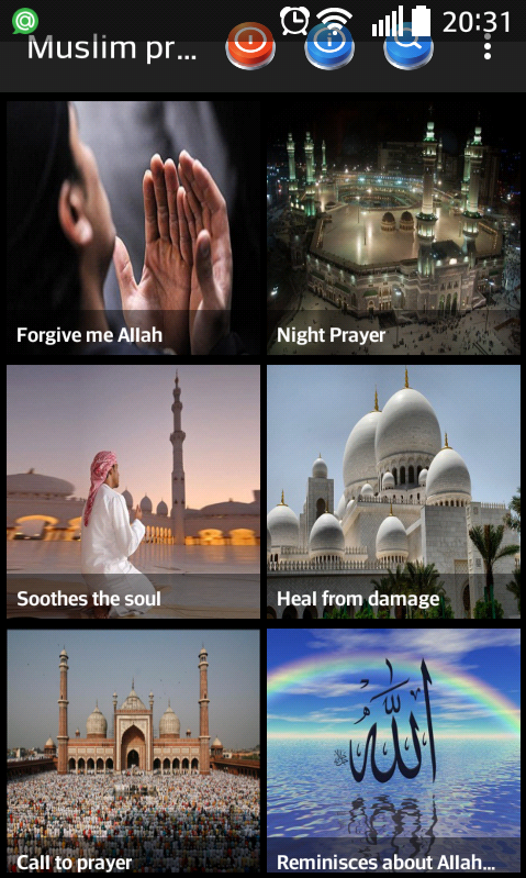 Muslim prayers Pro Screen 2