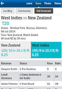 CricketNext Live for Android - screenshot thumbnail