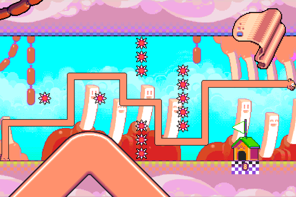 Silly Sausage in Meat Land - screenshot
