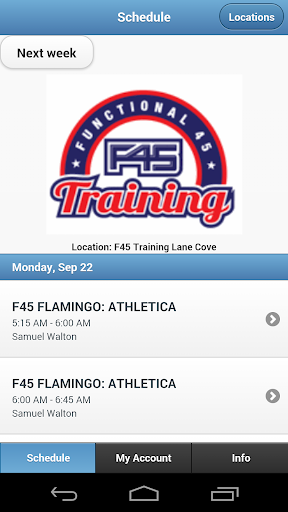 F45 Training Lane Cove