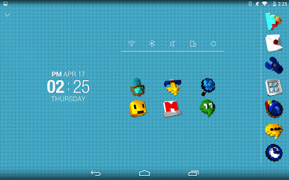 Colorful Block Atom theme poster 8