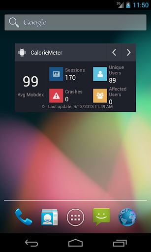 BugSense Widget