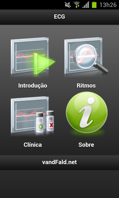 Android application ECG screenshort