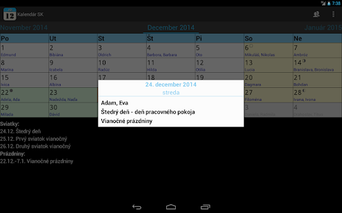 Kalendár SK Screenshots 0