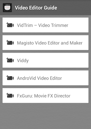 Video Editor Guide