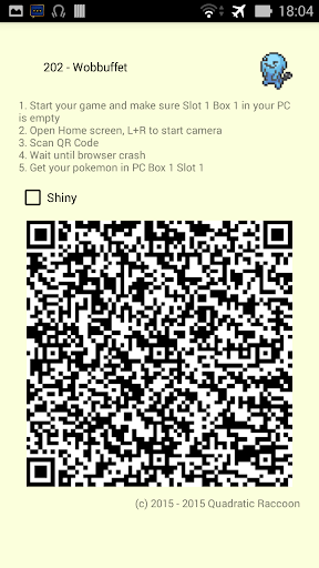 QR Codes for Pokemon XYORAS