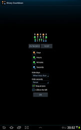 Binary Countdown Widget poster 1