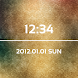 LiveWallpaper Beige Clock