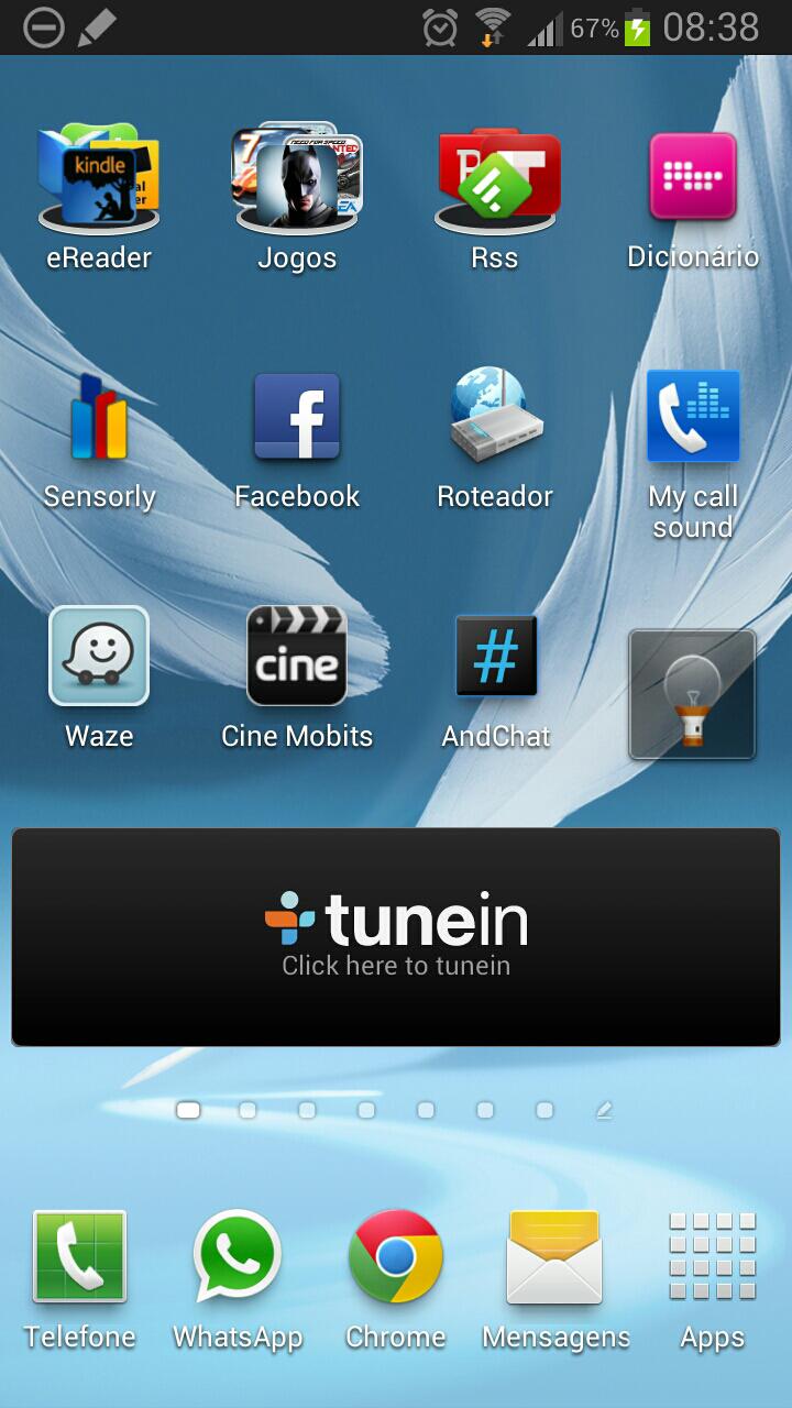 Tethering shortcut Screen 2