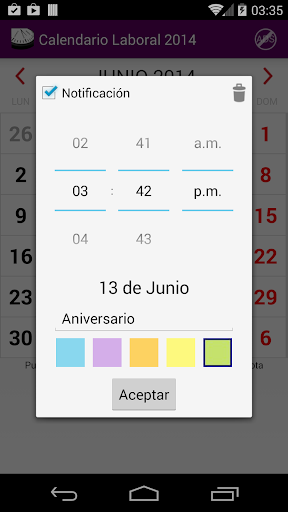 【免費生產應用App】Calendario 2015 Ecuador-APP點子