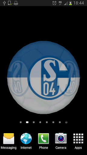 Ball 3D FC Schalke 04 LWP