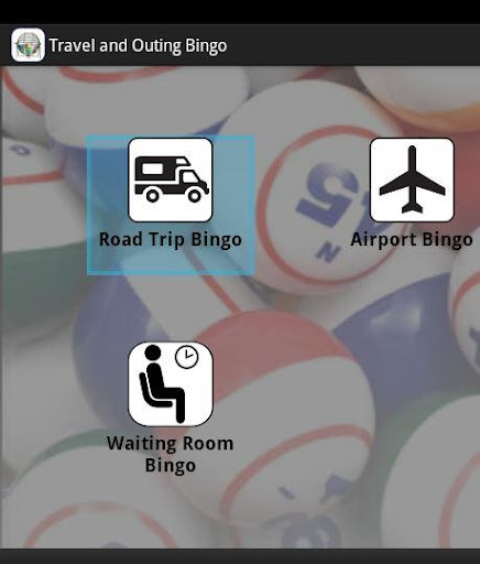 Travel and Outing Bingo