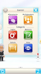 Screenshot dell'applicazione Android Einstein Cognitive Brain Games