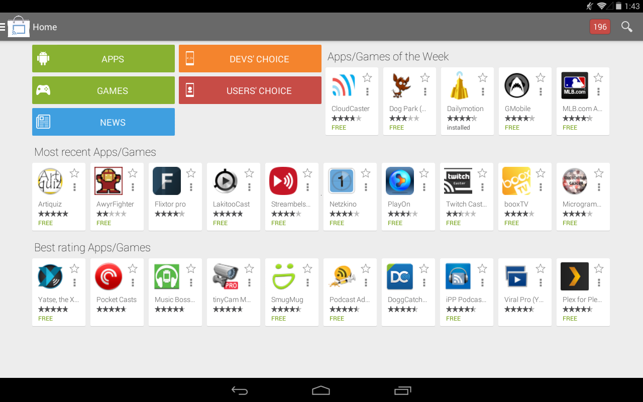 Cast Store for Chromecast - screenshot