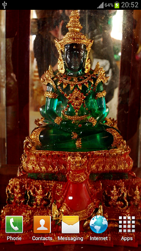 Emerald buddha live wallpaper