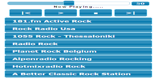 Rock Radio Player Live Music