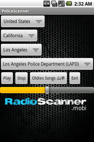 Android application Police Scanner Radio Scanner screenshort