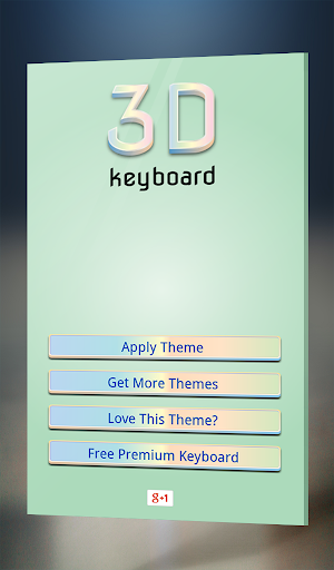 Pastel 3D Keyboard