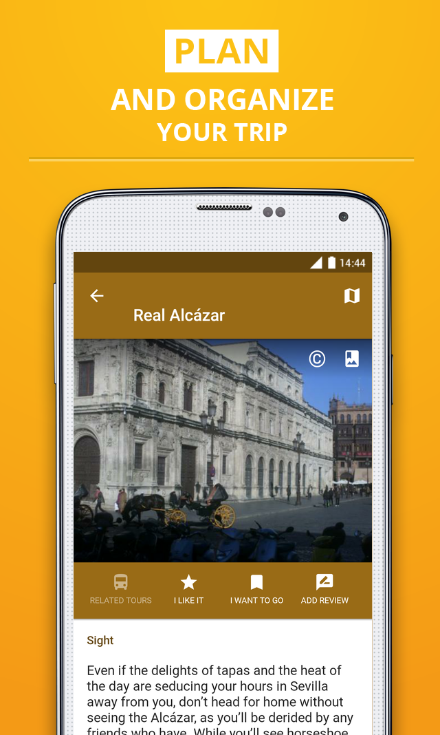 Sevilla Premium Guide Screen 3