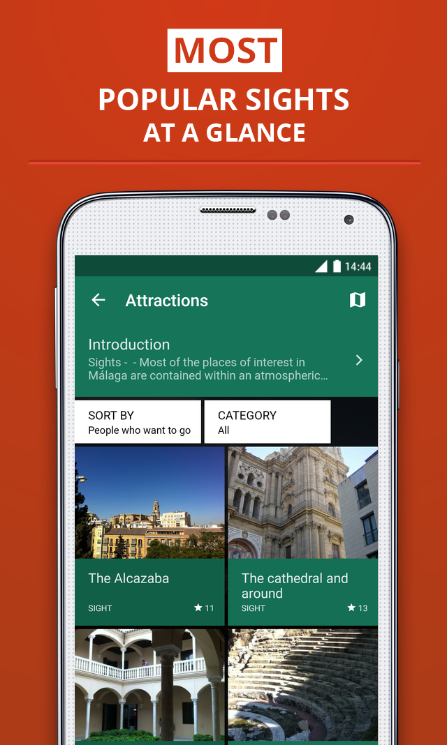 Málaga Premium Guide Screen 2