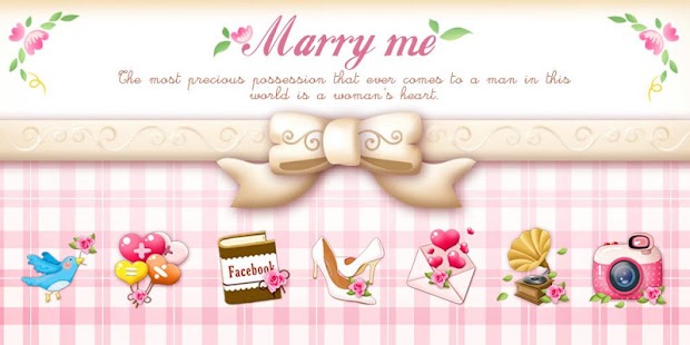 Marry Me ⅡGO Launcher Theme