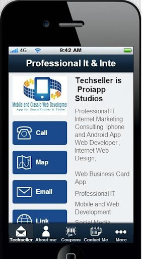 Web Business Card App
