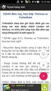 Tin bóng đá tổng hợp Screenshots 1