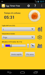 Screenshot dell'applicazione Android Egg Timer Pro