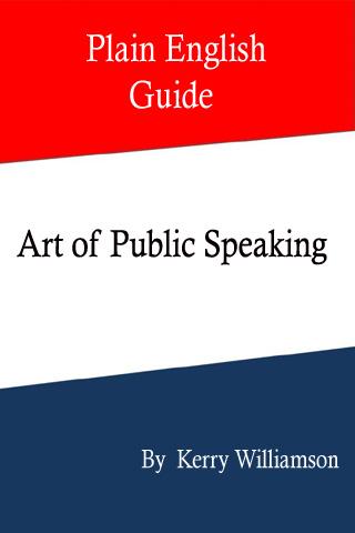 Art of Public Speaking