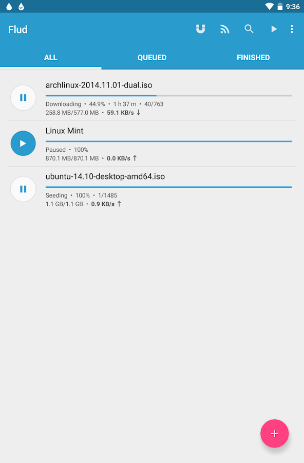 Flud (Ad free) - screenshot