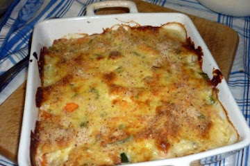 Vegetable Bake with Cheese Sauce Recipe