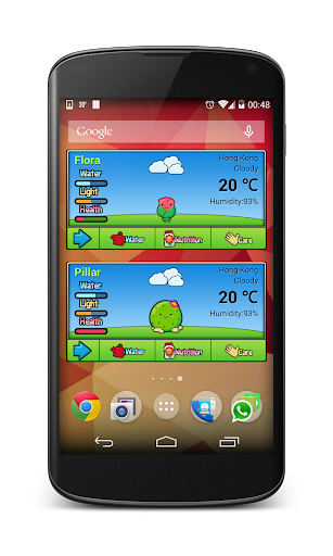 Plant Me - Poke Weather Widget