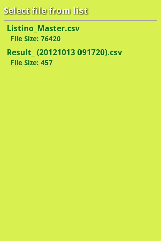 Android application Csv Lens - CSV Reader screenshort
