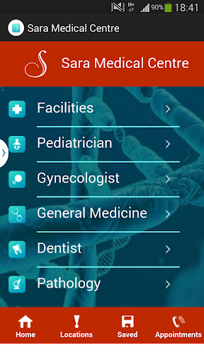 Sara Medical Centre app